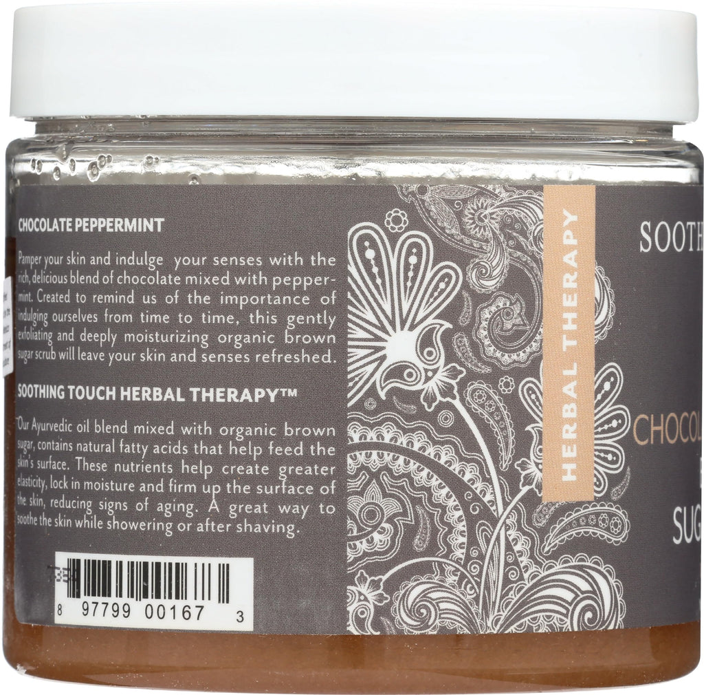 Soothing Touch Brown Sugar Scrub, Chocolate Peppermint - 16 Oz