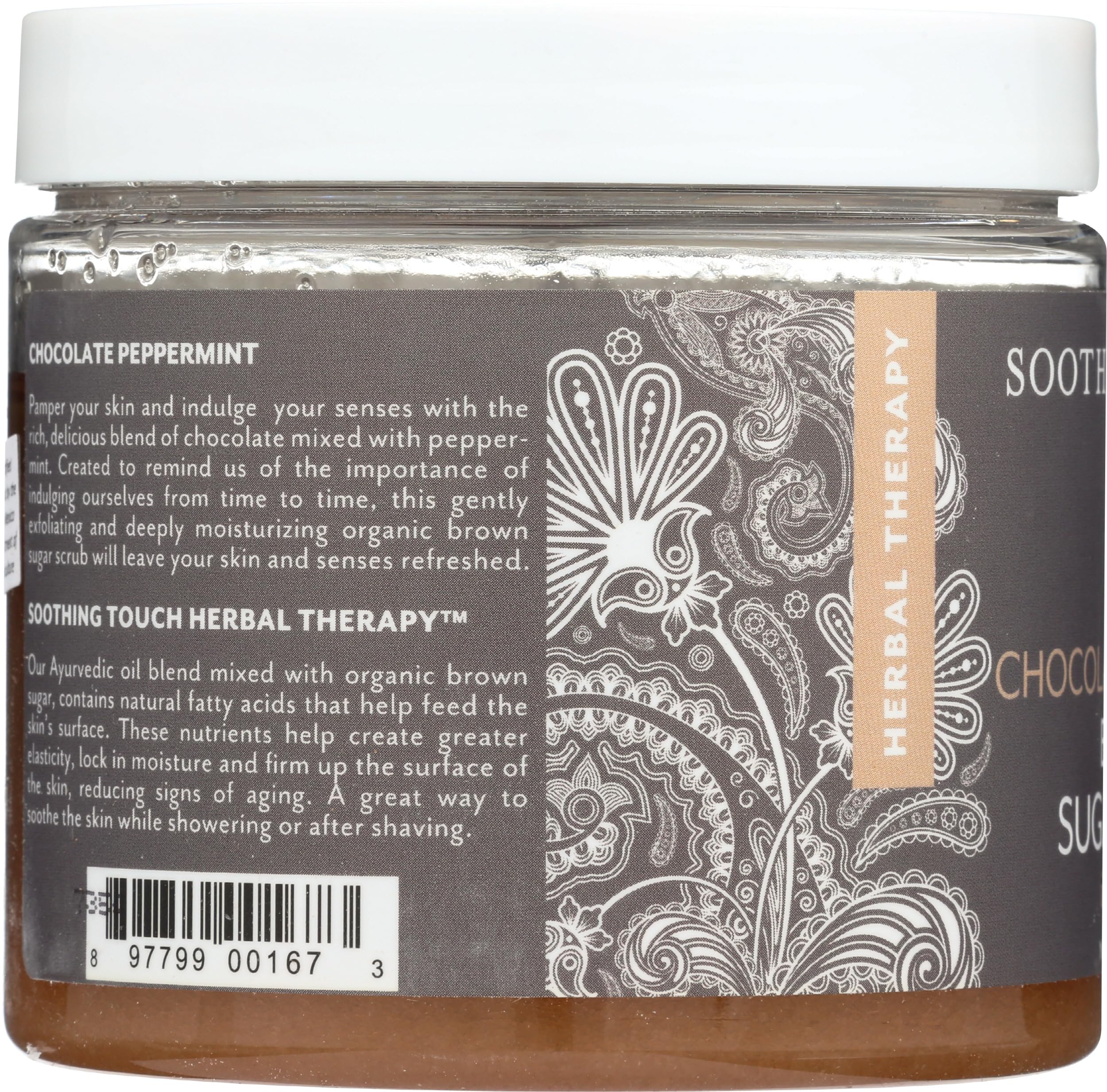Soothing Touch Brown Sugar Scrub, Chocolate Peppermint - 16 Oz
