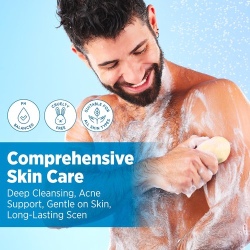 Roycederm Sulfur Soap for Acne Support - Sulfur Body Cleanser for Oily Skin with 10% Volcanic Sulfur, Tea Tree Oil - 2 Bars