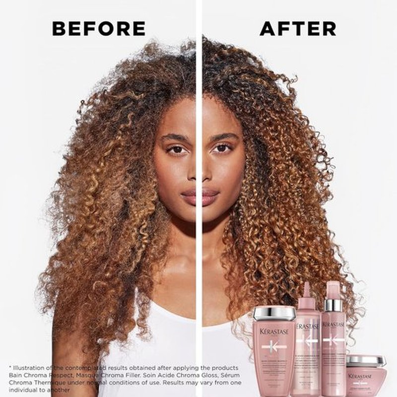 Kerastase Chroma Absolu Shampoo Riche - Nourishing Formula for Color-Treated Hair | Medium to Thick Hair, Lactic Acid