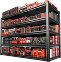 POKIPO Heavy-Duty Garage Shelving Unit - 5-Tier Adjustable Metal Storage Rack | 72"H x 35"W x 15.7"D, 3000LBS Capacity