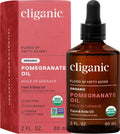Cliganic Organic Pomegranate Seed Oil, 100% Pure - For Face, Skin | Natural Cold Pressed Unrefined