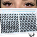 Wispy Lash Clusters Natural Eyelashes Cluster Eyelash Extensions Cat Eye176PCS Individual Lashes Clusters C Curve Eyelash Clusters 10-16MM DIY Lash Extension by Pleell