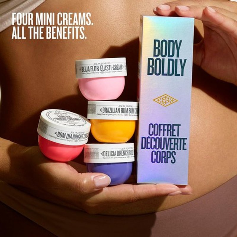 Sol de Janeiro Body Cream Discovery Set - Trial Size Beauty Minis | Gift Set of 4 - 25mL