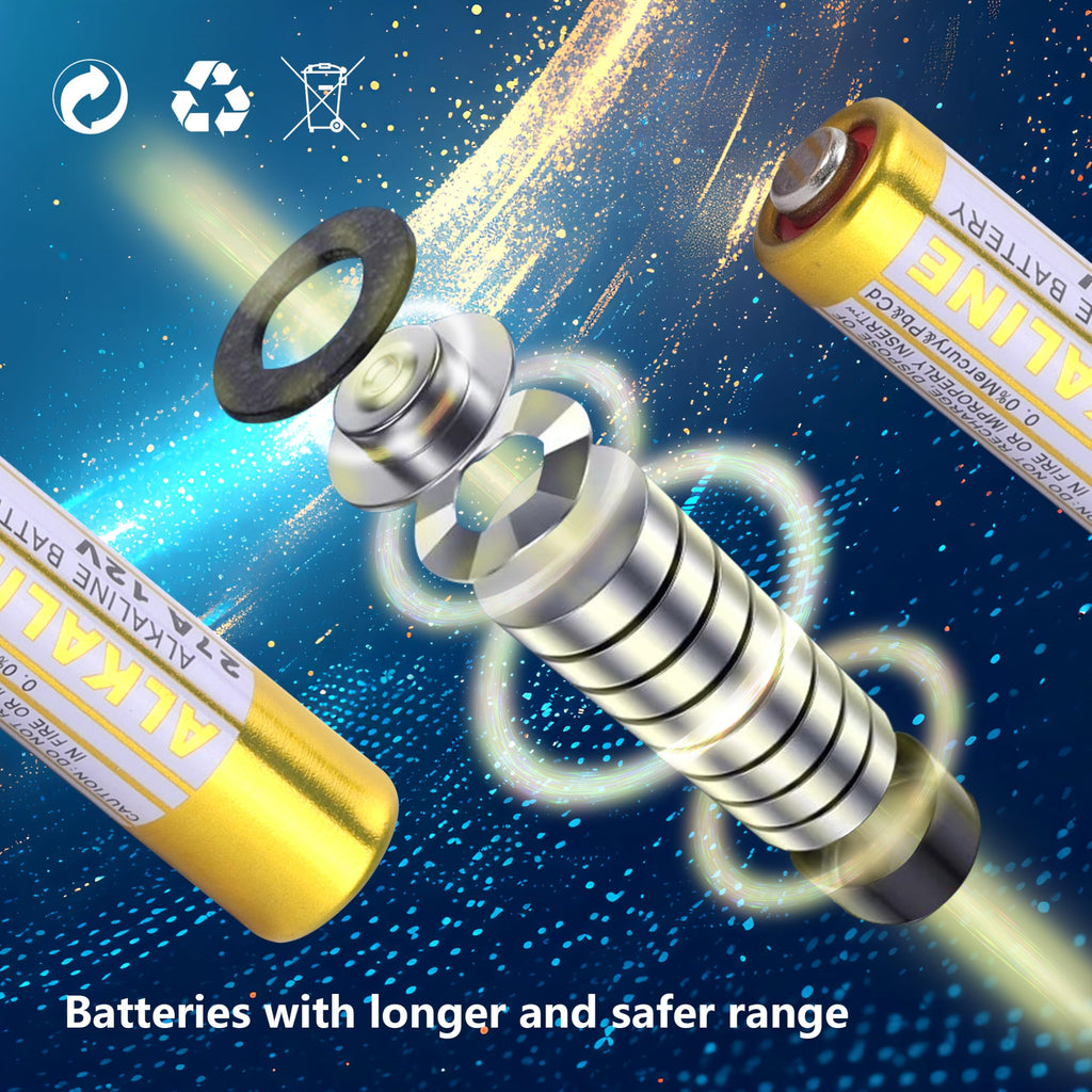 kunying A27 27A 12V Battery,27a 12v Battery for Remote,27a Batteries 5 Pack, Long Lasting 12 Volt A27 Batteries