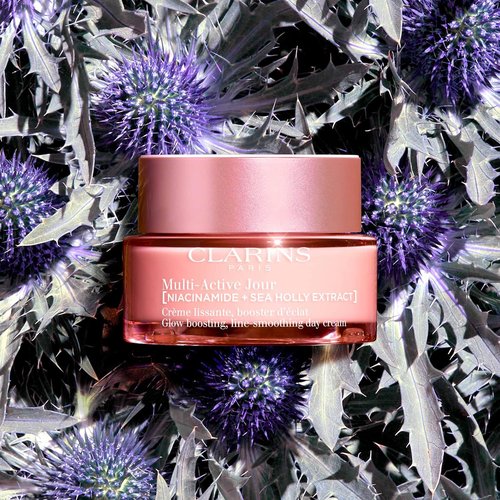 Clarins Multi-Active Face Moisturizer Bundle - Niacinamide for Smooth Fine Lines | Even Tone & Texture | Dry Skin