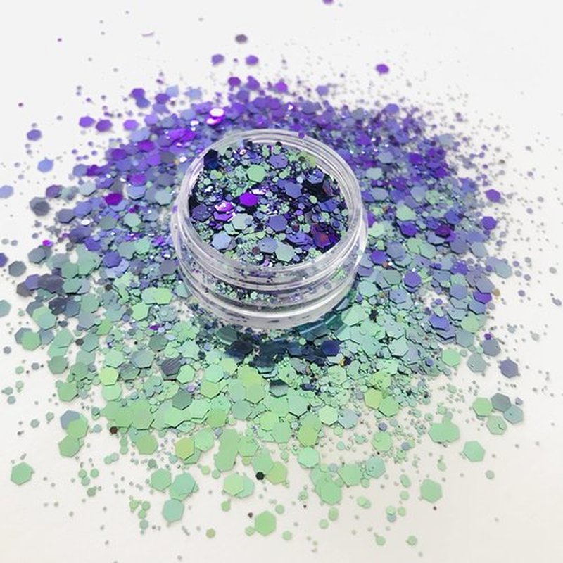 15 Grams/jar - Changeable Chunky Mixes Sequins Glitter - Festival Rave Beauty Makeup Face Body Nail Art Tumbler Decoration PCM47