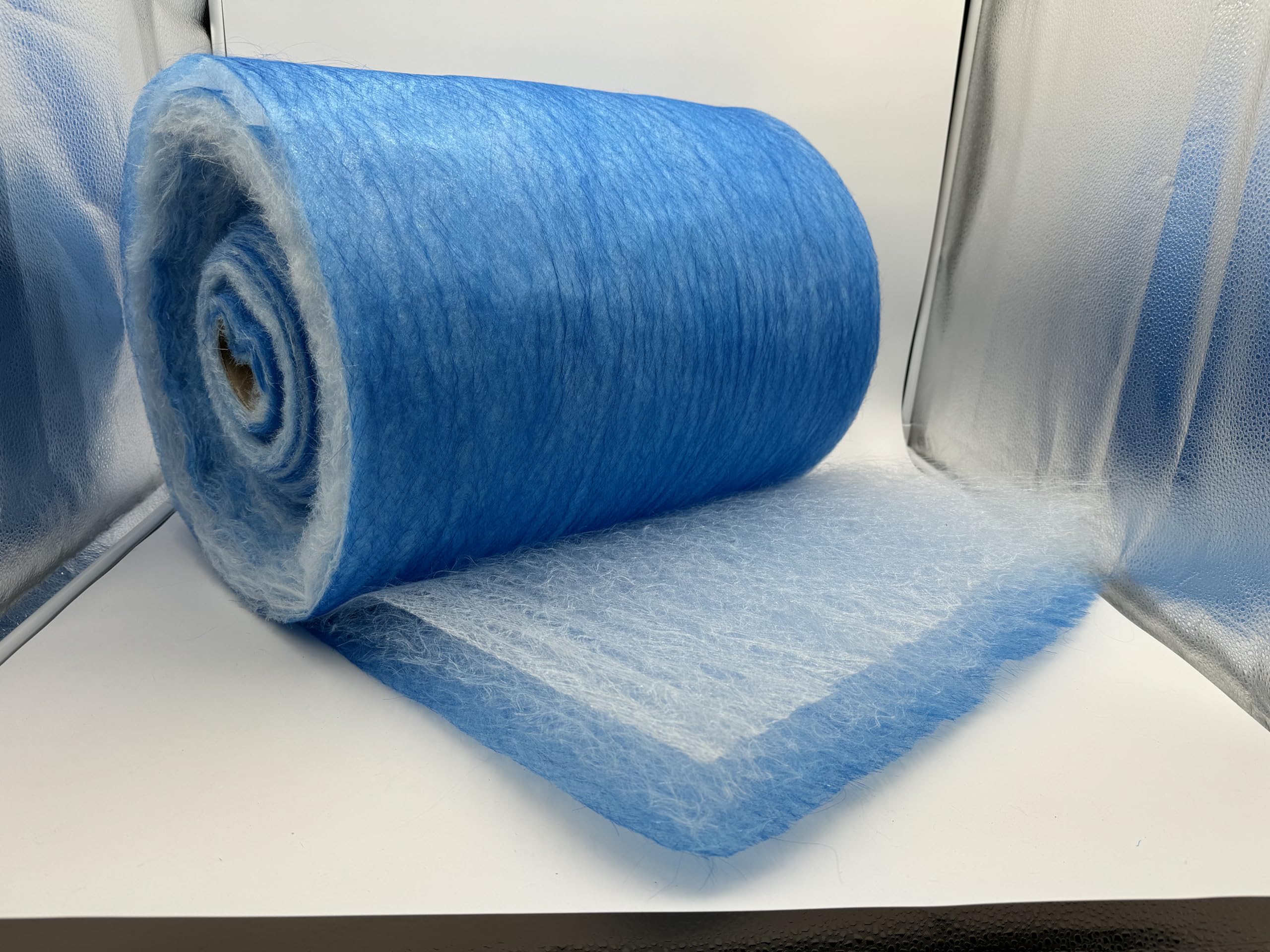 wioboy Paint Booth Exhaust Filter Roll (36" x 200ft), Spray Booth Filter, Fiberglass Paint Arrestor for Air Filter System(18 Gram)