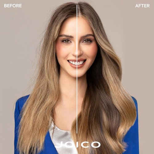 Joico Color Balance Blue Shampoo - Eliminate Brassy Tones & Boost Vibrancy | For Lightened Brown Hair | With Rosehip Oil & Green Tea Extract