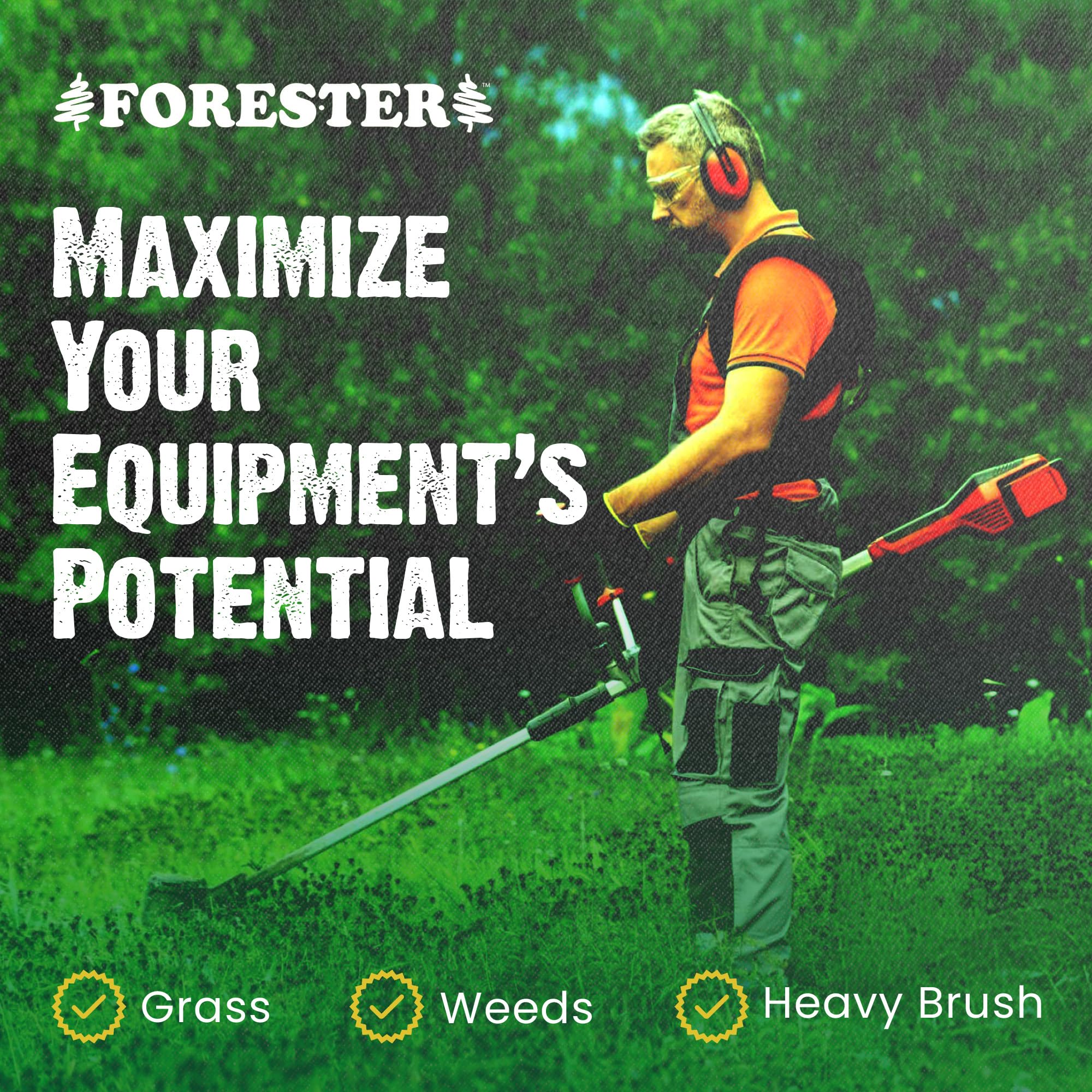FORESTER Trimmer Head Conversion Kit Compatible with Most Stihl Straight Shaft Trimmers and Brushcutters