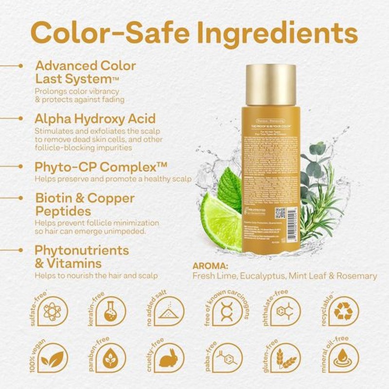 Colorproof Biorepair Thicken Shampoo - Nourishes Thinning Color-Treated Hair | Sulfate-Free & Vegan