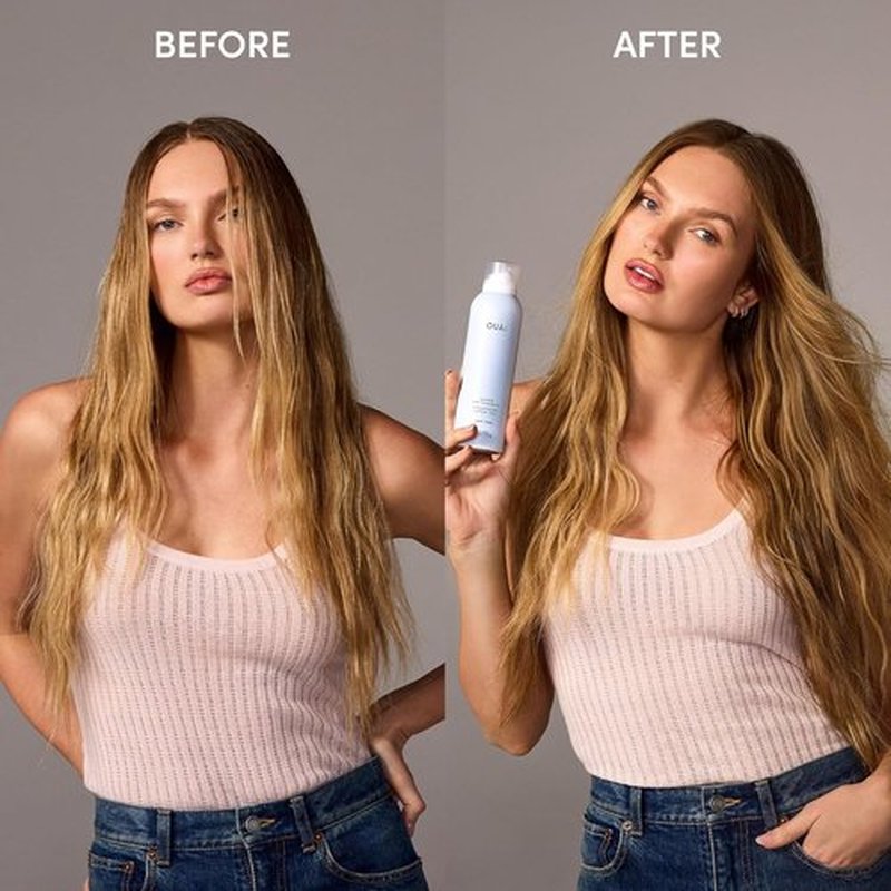 OUAI Super Travel Size Dry Shampoo - Volumizing Formula Absorbs Oil & Dirt - Zero Residue, Cape Town (2 oz)