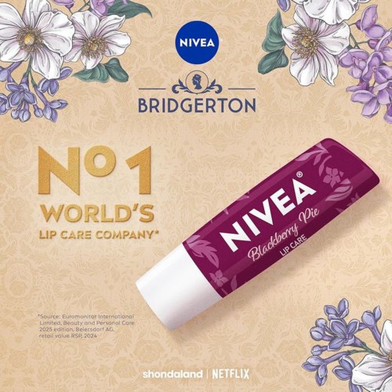 NIVEA Blackberry Pie Lip Balm - Nourishing Tinted Moisture & Repair | Limited Edition 0.17 Oz Stick