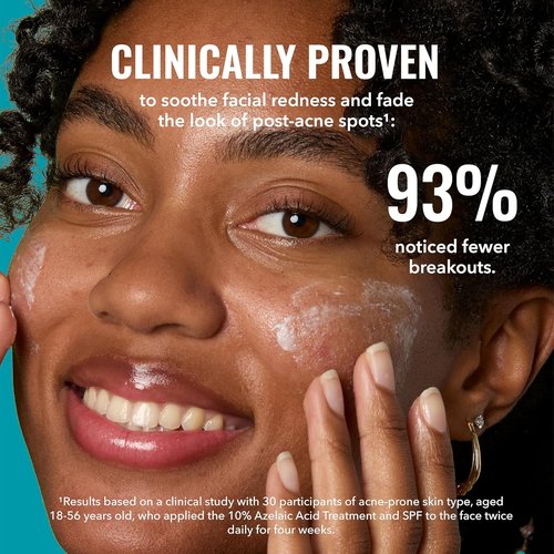 Good Molecules 10% Azelaic Acid Treatment - Soothing Formula for Redness & Uneven Tone | Brightens Dark Spots & Refines Texture | Vegan & Fragrance-Free (30ml)