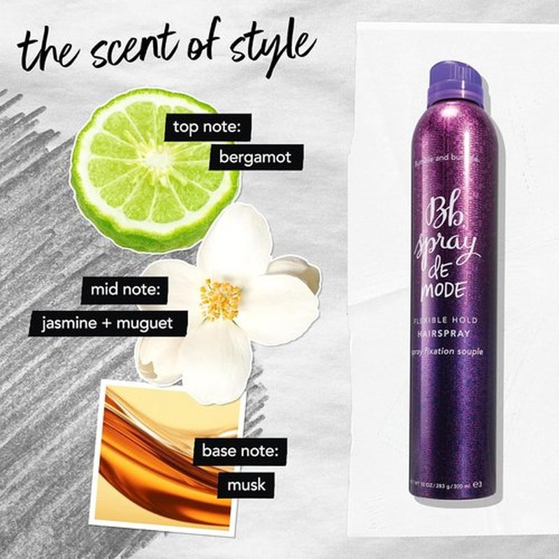 Bumble and bumble. Spray de Mode Flexible Hold Hair Spray - Brushable Hold for Curly, Wavy, Straight Hair