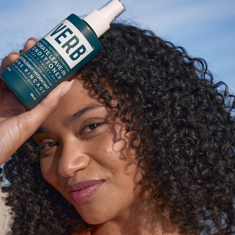 VERB Hydrate Leave-In Conditioner, 6.5 fl oz – Nourish Dry + Frizzy Hair - Smooth + Detangle - Amber + Warm Jasmine Scent