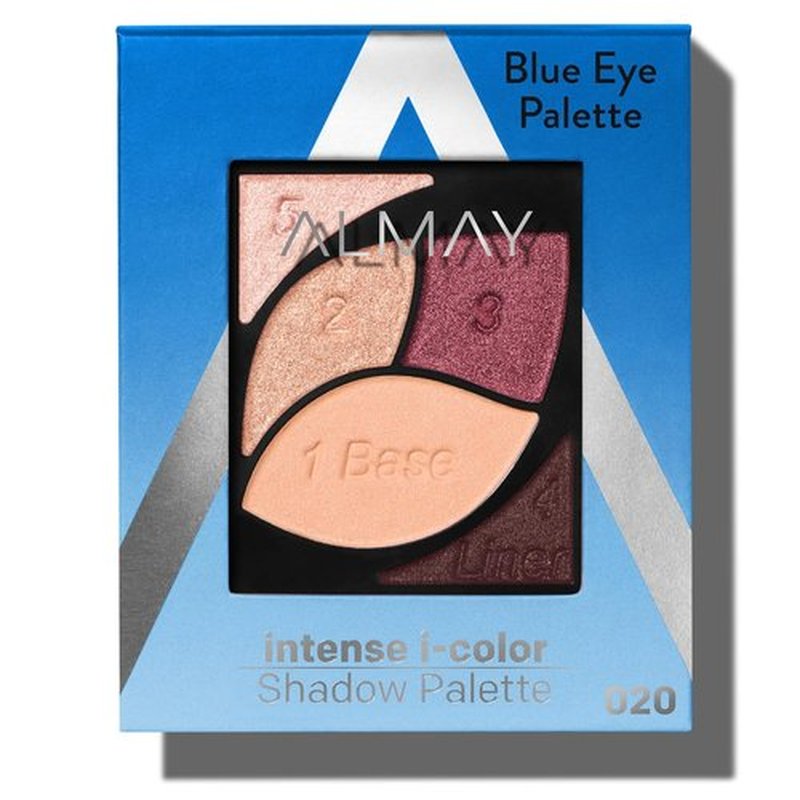 Almay Eyeshadow Palette - Long-Lasting Eye Makeup with Vitamin E | Hypoallergenic, 020 Blue Eyes, 0.1 Oz