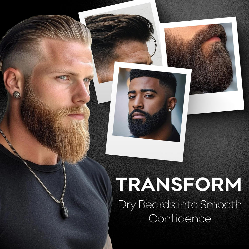BAHAWAT Hair & Beard Butter for Men Leave-in Conditioner - Unscented - Strengthen & Soften – Made in USA - Natural Ingredients | The Best Beard Butter -2 oz