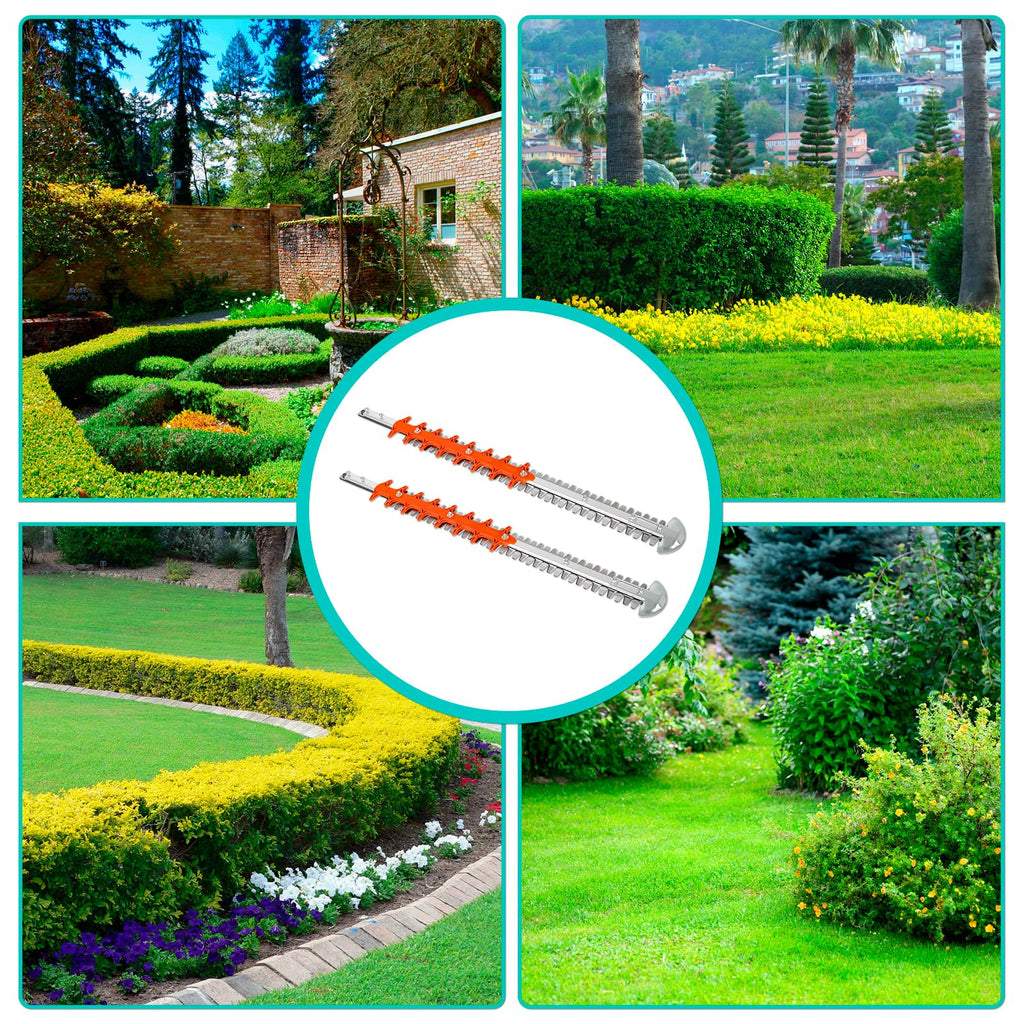 24" Hedge Trimmer Blade Set 4237 710 6051, Compatible with S tihl HS81 HS82 HS86 HS87 HSA94, Set of 4 Blades