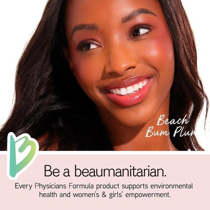 Physicians Formula Butter Glow & Go Multiuse Stick - Ultra-Creamy Murumuru Butter Formula, Radiant Finish - Beach Bum Plum