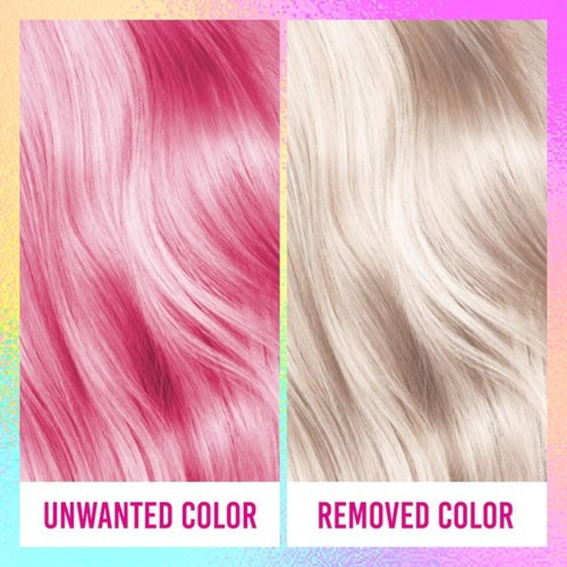 Punky Colour Hair Color Remover - Easily Removes Temporary, Permanent & Semi-Permanent Dye | Ammonia-Free Bleach Kit