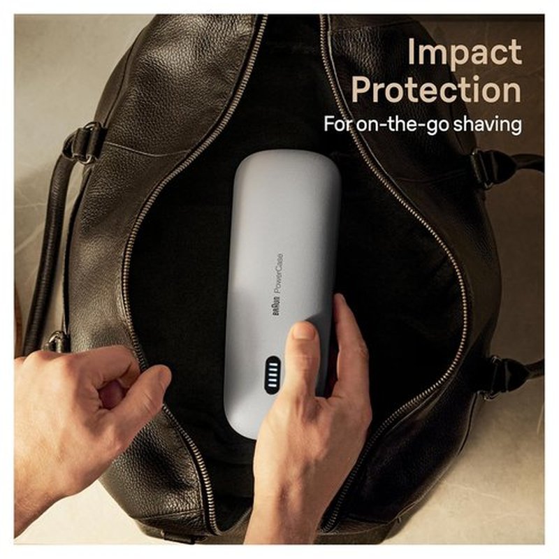 Braun Powercase for Electric Razors - Portable Charging Case for Series 9 Pro, 9 & 8 Shavers
