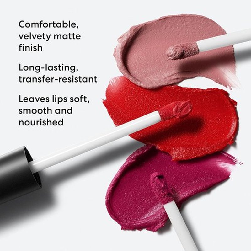bareMinerals Mineralist Liquid Lipstick - Velvet Matte Finish, All-Day Wear, Talc-Free Formula
