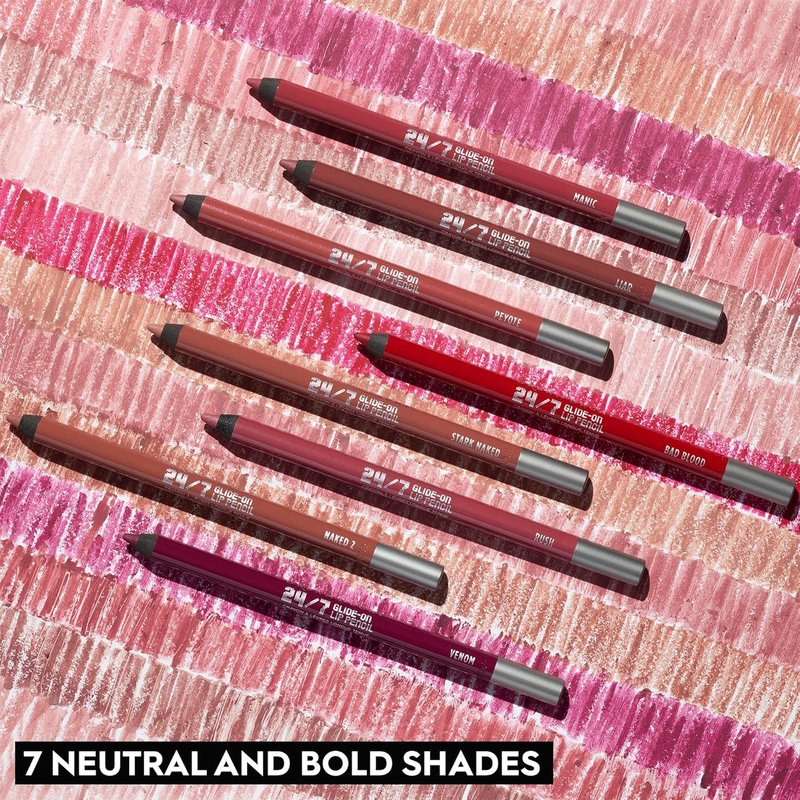 Urban Decay 24/7 Glide-On Waterproof Lip Pencil - Smudge-Proof, Longwearing & Moisturizing Formula - 0.04 oz