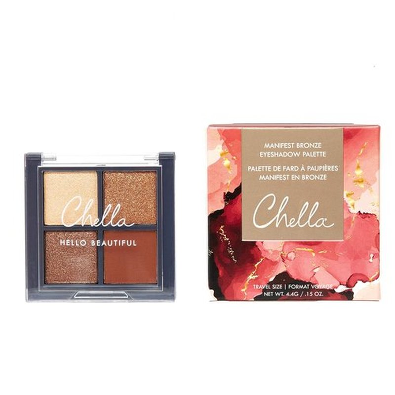 Chella Makeup Eyeshadow Palette - Travel Size | Manifest for Stunning Eye Looks