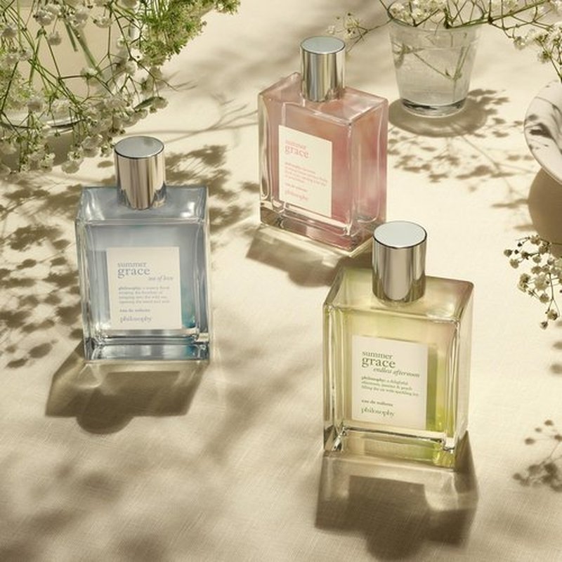 Philosophy Summer Grace Endless Afternoon Eau de Toilette - Floral Women's Perfume with Peach, Jasmine & Sandalwood Notes - Long-Lasting Fragrance