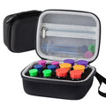 Vamctry Peptide Case for Fridge, 12 Slots Insulin Vial Protector Organizer Bag, Peptide Vial Storage Case for 1ml 3ml 5ml 10ml Vials, Diabetes Insulin Carrying Case