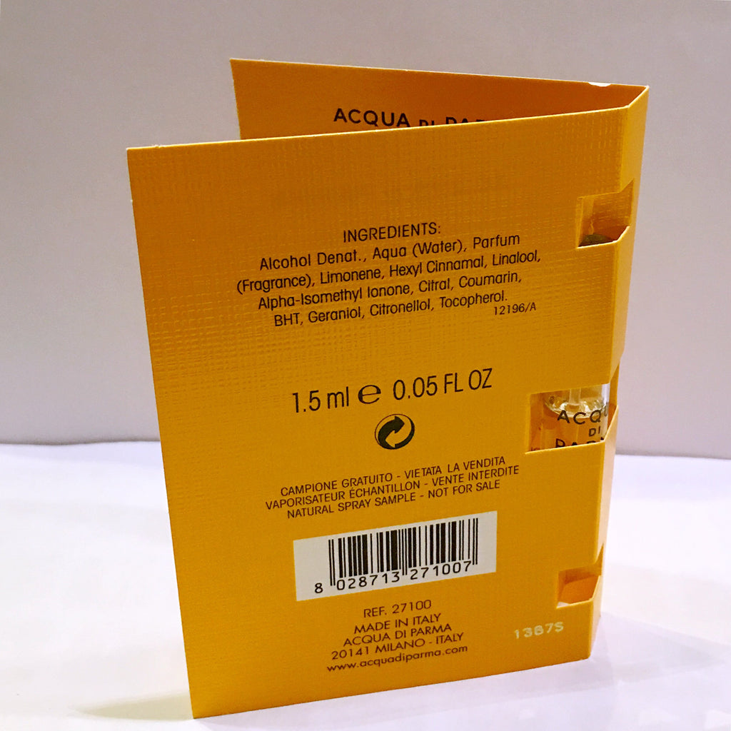 Acqua Di Parma Colonia Pura Eau De Cologne for Men .05 oz. Sample Spray