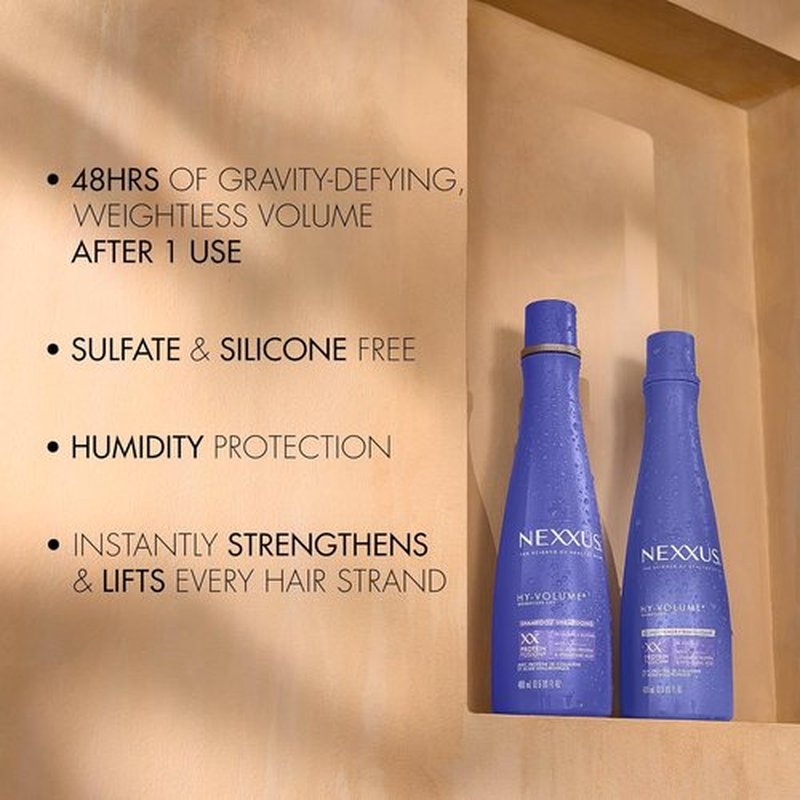 Nexxus Hy-Volume Weightless Lift Conditioner - Collagen & Hyaluronic Acid for Flat Hair | 13.5 Fl Oz