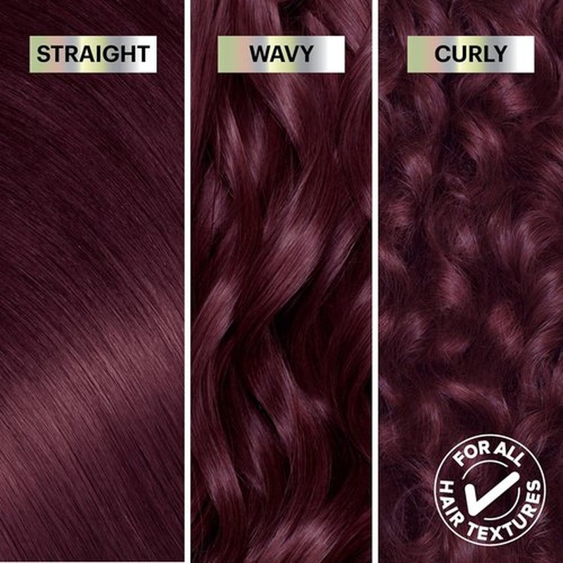 Garnier Nutrisse Ultra Color Hair Dye - Bold, Fade-Resistant Results for Up to 8 Weeks | BR2 Dark Intense Burgundy, 2 Count