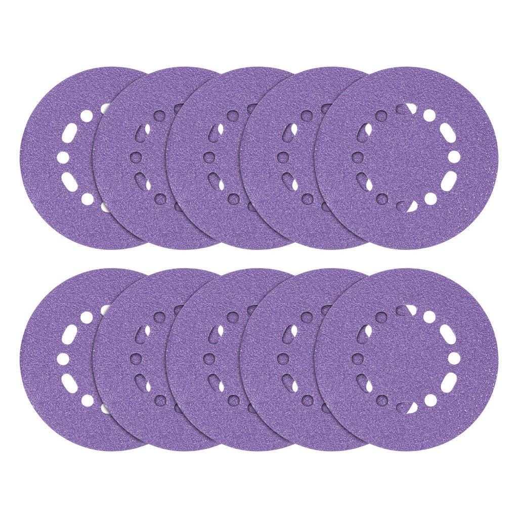 Trend Zirconium 6 Inch Random Orbit 40 Grit Abrasive Sanding Discs, AB/150/40Z, Pack of 10
