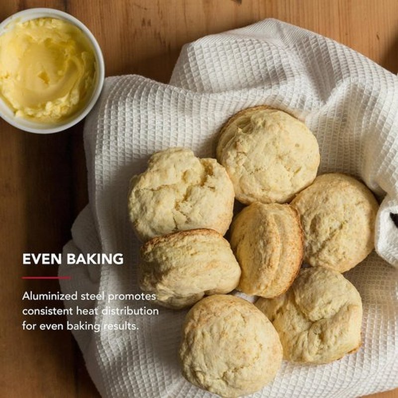 KitchenAid Non-Stick Baking Sheet - 13x18 Inch | Durable Evergreen Color for Easy Baking