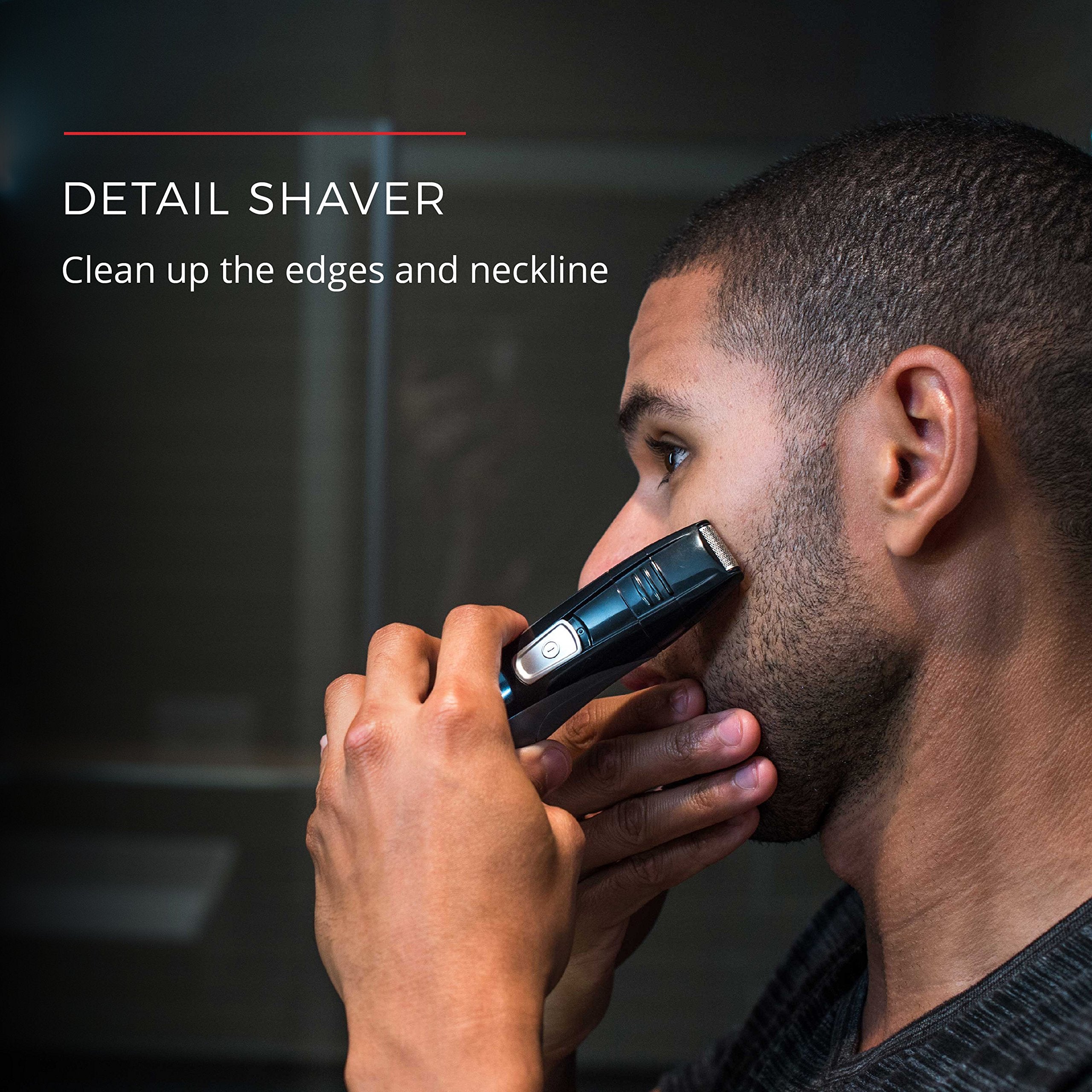 Remington Head to Toe Advanced Rechargeable Powered Body Groomer Kit, Beard Trimmer (10 Pieces), 6.3 Inch, Black (Pack of 2)