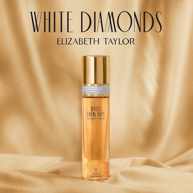 Elizabeth Taylor White Diamonds Eau de Toilette Set - Floral Women's Fragrance with Moisturizing Body Gel & Cream