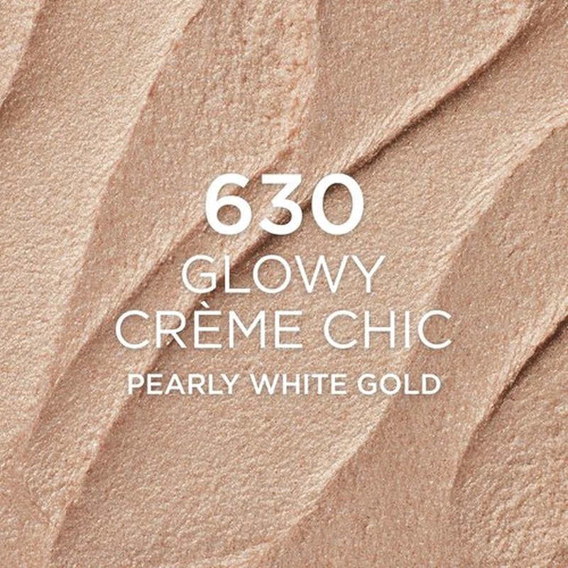 L'Oreal Paris True Match Lumi Highlighter Stick - Luminous Satin Glow for Face & Body, 630 Crème Chic, 0.17 Oz