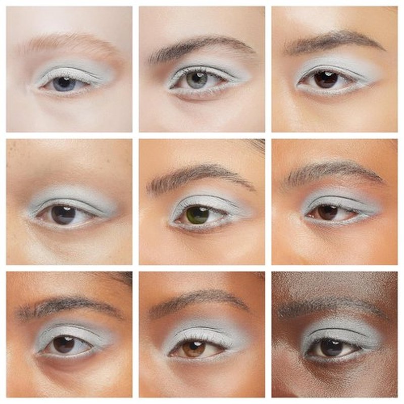 IS'MINE White Matte Eyeshadow Palette - High Pigment, Longwear Formula for Intense Color