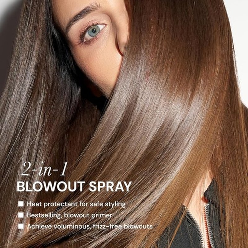 L'ANGE HAIR Glass Hair Heat Protectant Spray - Anti-Frizz Blow Dry Mist | Lightweight Thermal Protection | 5 fl oz, 2-Pack