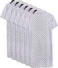 Utopia Care 6 Pack Unisex Hospital Gowns, Long Length Patient Gowns with Back Tie, Comfortably Fits Sizes up to 2XL, Pack of 6, Blue Red Diamond