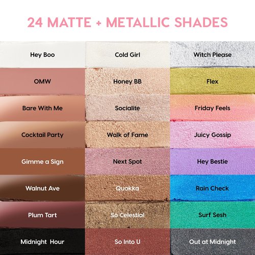 ColourPop Rose Goals Shadow Stix Makeup Kit - Matte + Shimmer Eyeshadow Make Up Set - Vegan & Cruelty-Free Cream Eyeshadow Sticks with High-Pigment & Metallic Finishes (3 Count)