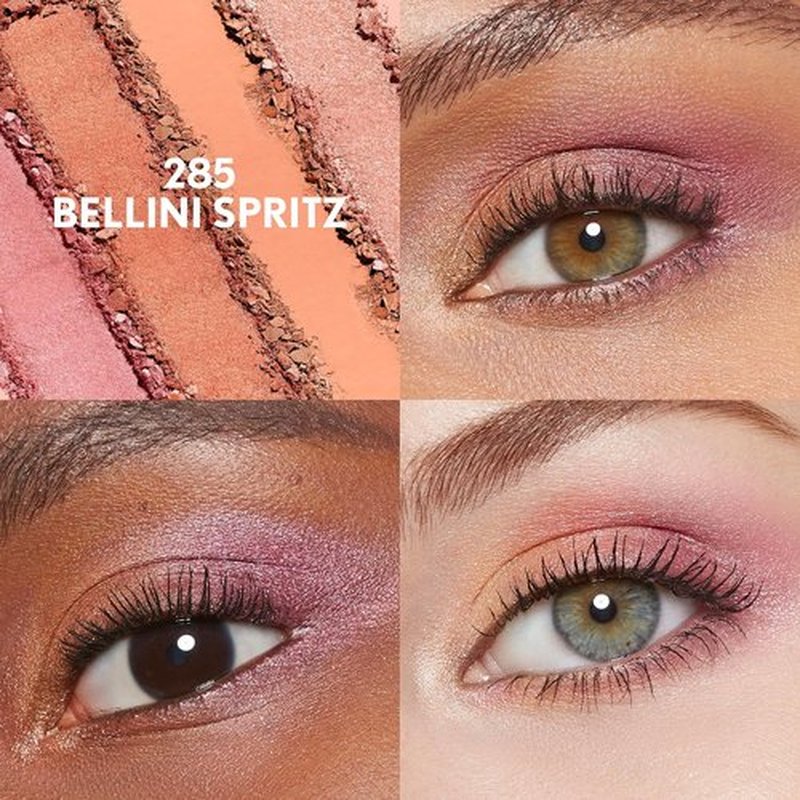 Covergirl Eye Enhancer | Bellini Spritz Eyeshadow Quad - Easy-to-Wear, Clean & Vegan, Talc-Free, 0.19oz