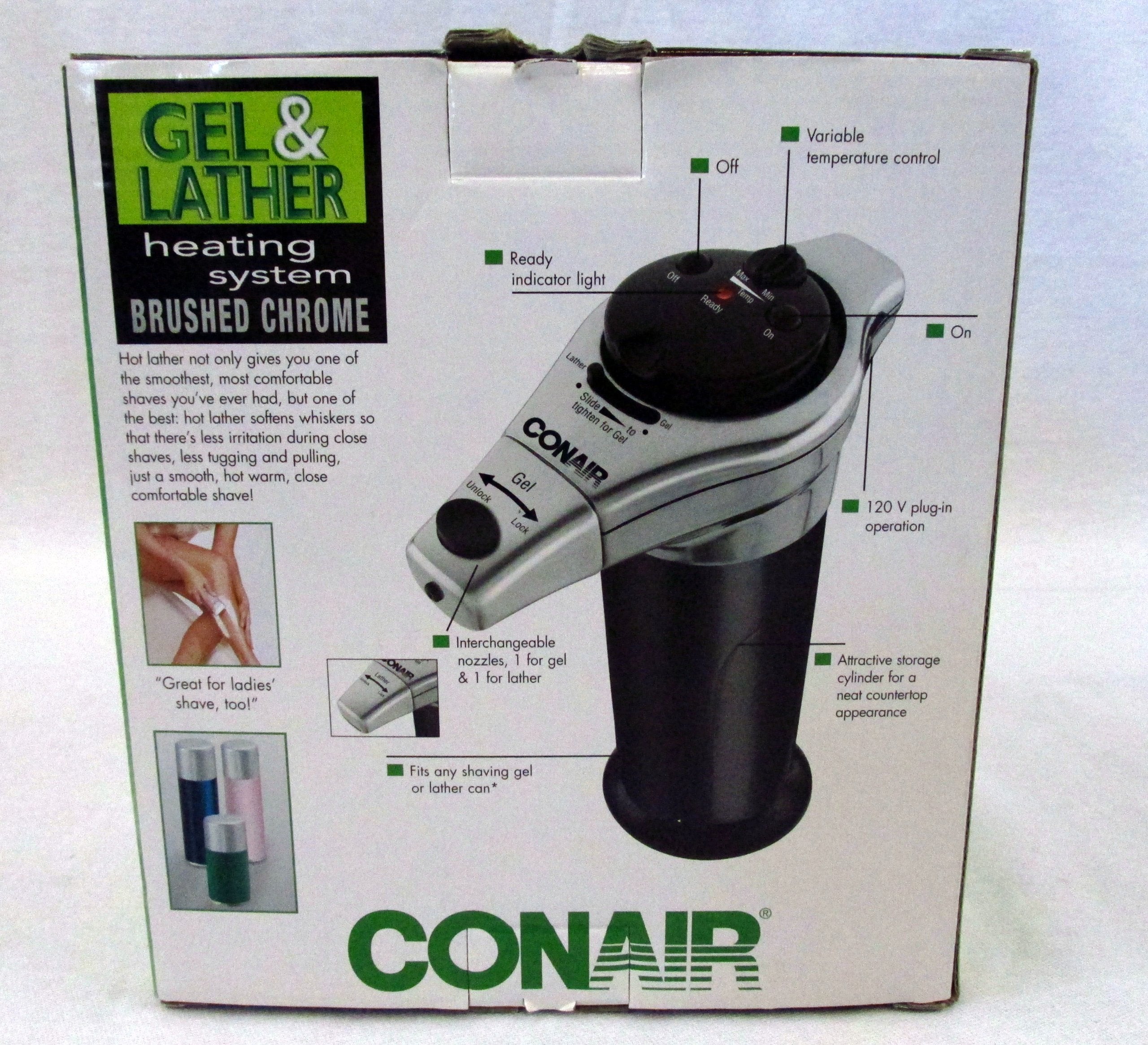 Conair HGL1 Combination Hot Gel/Lather Machine, Black