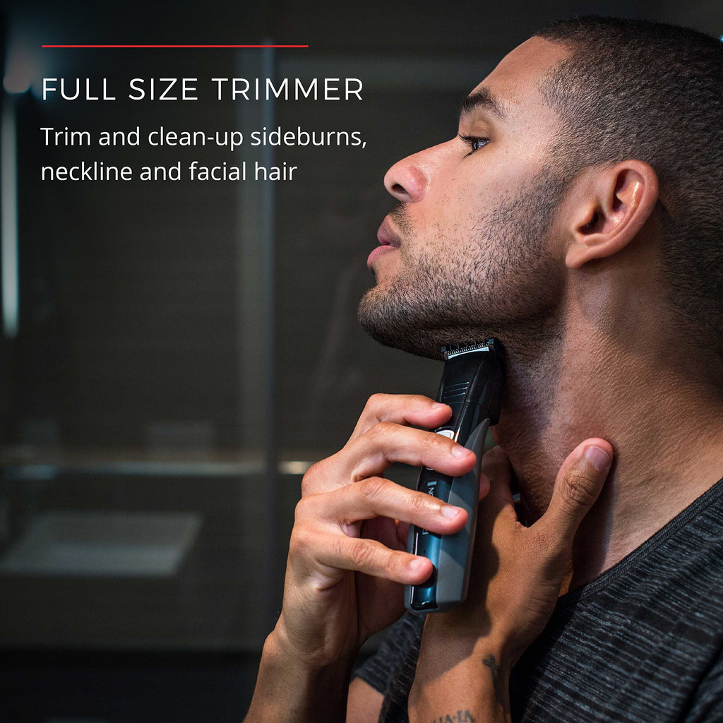 Remington Head to Toe Advanced Rechargeable Powered Body Groomer Kit, Beard Trimmer (10 Pieces), 6.3 Inch, Black (Pack of 2)