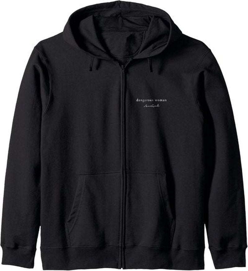 Ariana Grande | Dangerous Woman Zip Hoodie - Stylish Comfort for Fans | Available in Multiple Sizes